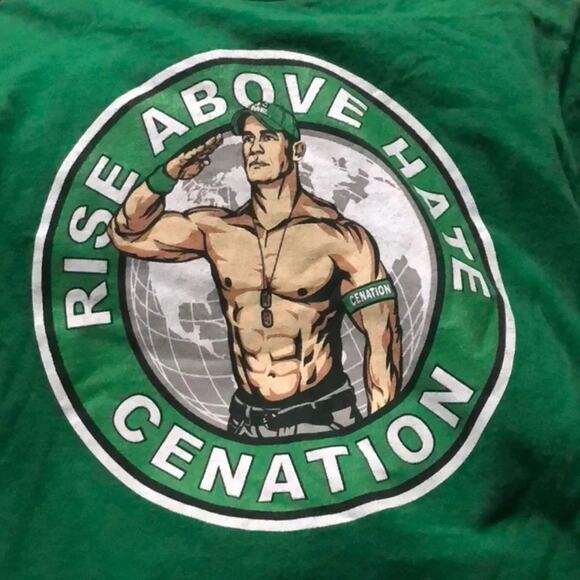 John Cena Rise Above Hate Cenation, Size Small, New without Tag - Picture 3 of 9